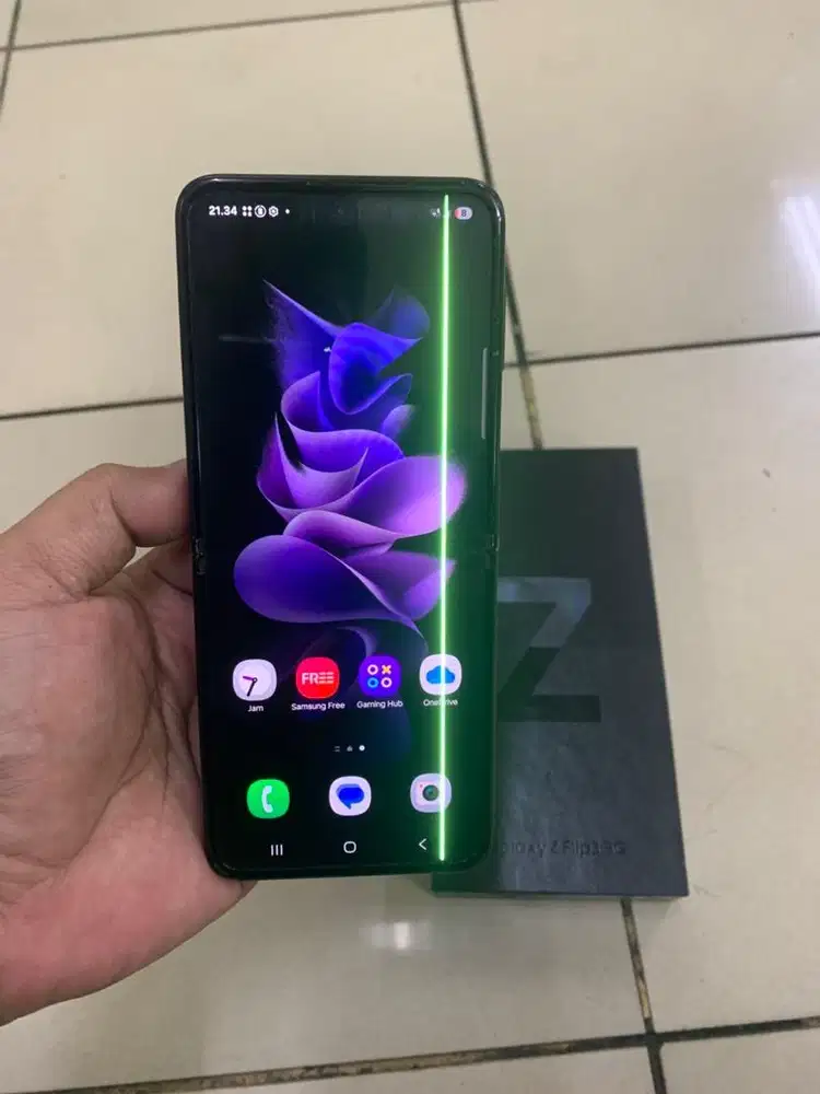 Samsung z flip 3 ram 8/256gb fullset resmi sein