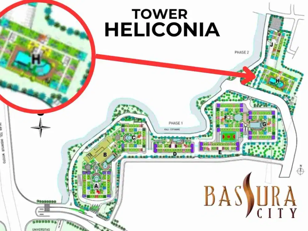 Jual Stok Terakhir Sisa 3 Unit Apartemen Bassura City Tower Baru Tipe 2 Bedroom Siap Huni
