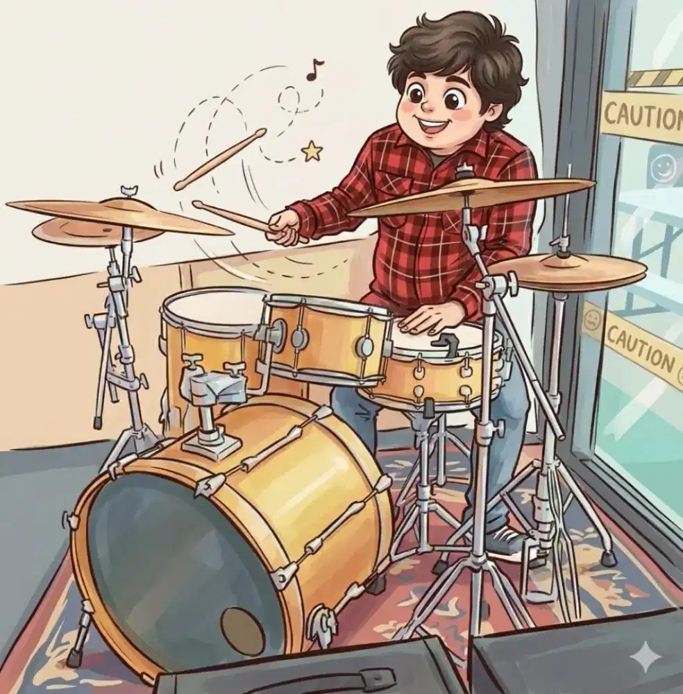 LES DRUM UNTUK SISWA SD SMP