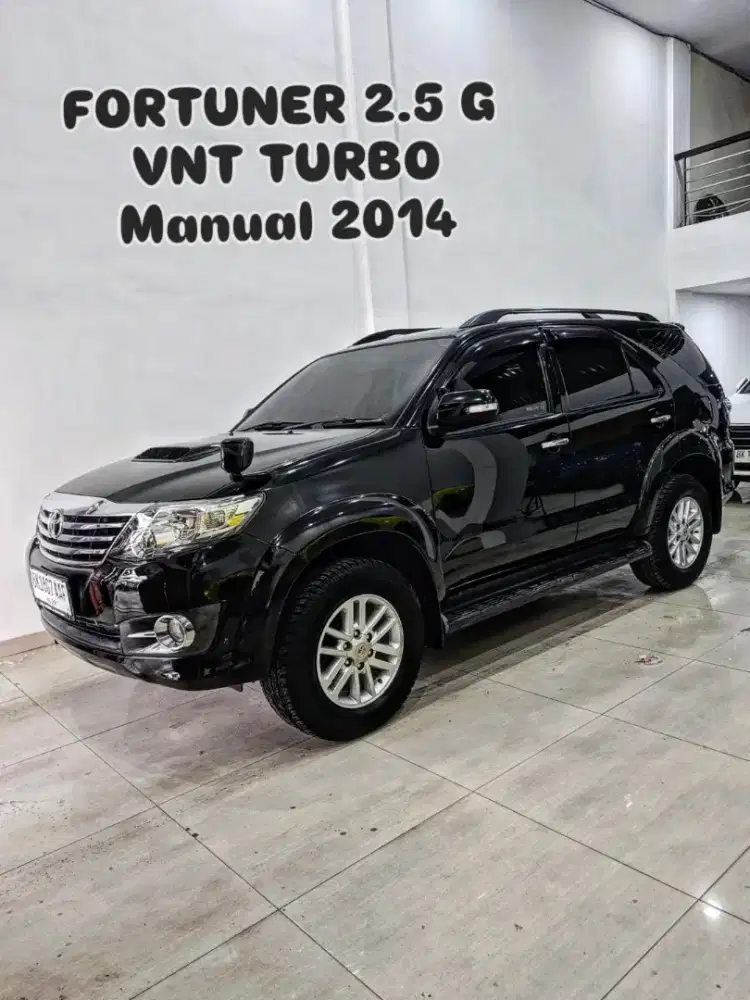 FORTUNER 2.5 G VNT Manual 2014 / 2015 hitam toyota turbo