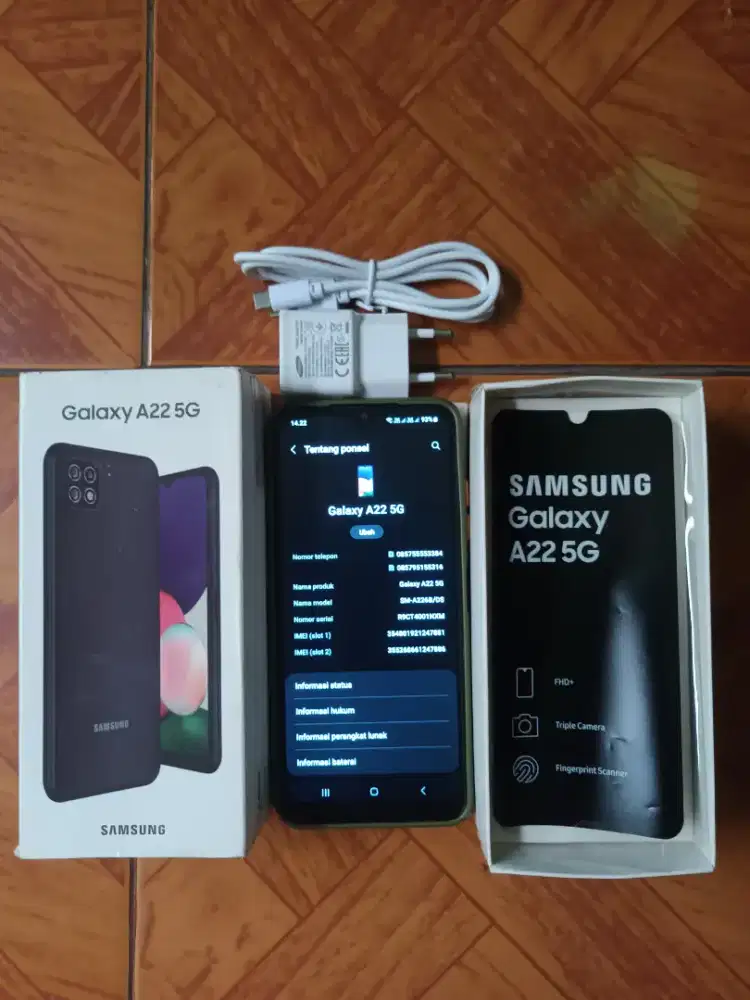 Samsung A22 5G 6+6/128 Fullset Normal