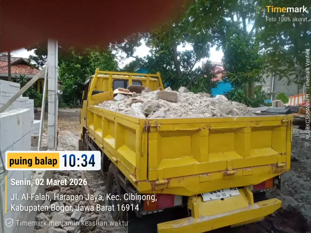 Terima jasa buang puing urugan puing sampah proyek