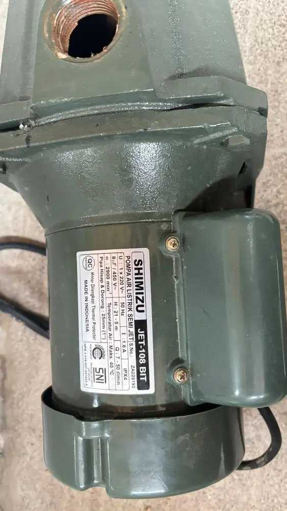 Pompa Air listrik Shimizu semi jet pump