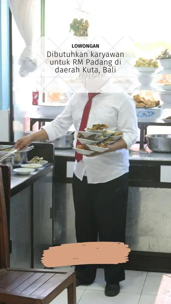 Karyawan Rumah Makan Padang