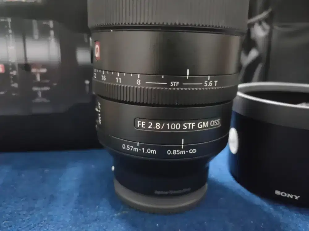 Lensa Sony Full frame FE 100mm F2.8 STF GM G Master Bokeh Tajam Murah