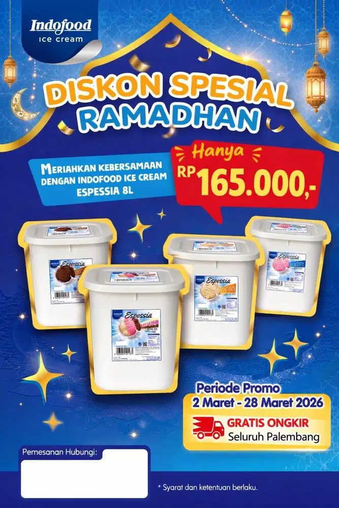 Ice Cream Indofood 8L