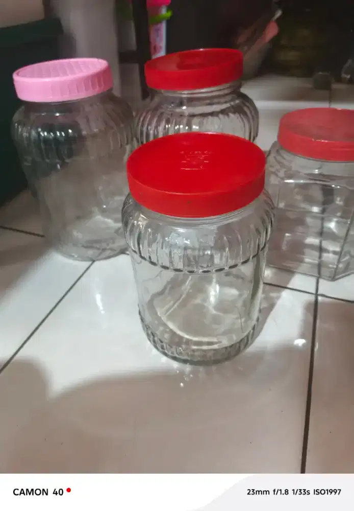 Toples kaca jadul 5biji