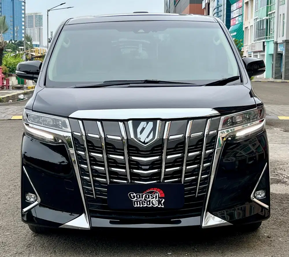 Toyota Alphard G 2022 Antik Low KM Murah Bekas Hitam Ganjil Garansi