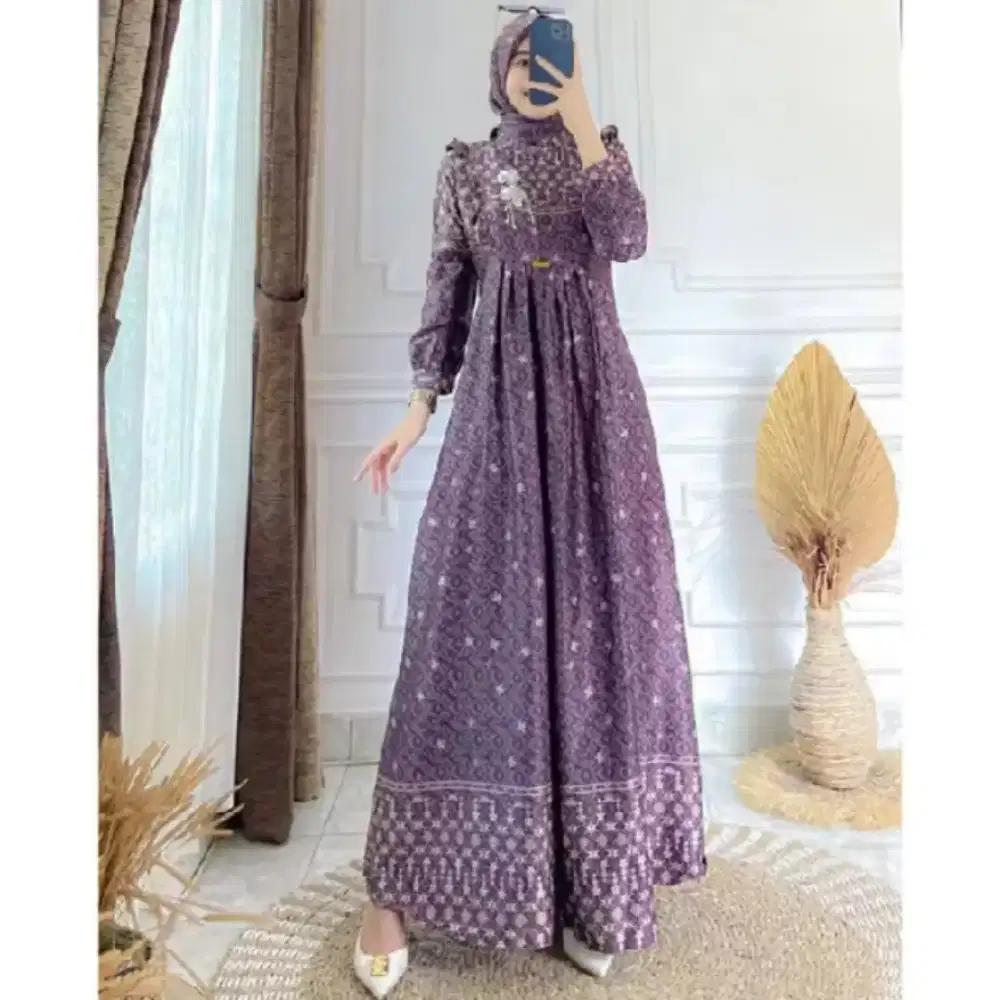 Cek KHALISA DRESS SILK PREMIUM