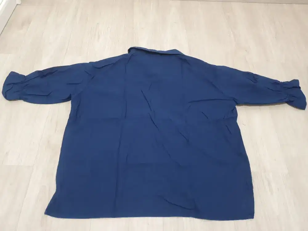 Kemeja Wanita Dark Blue Fox Quinn