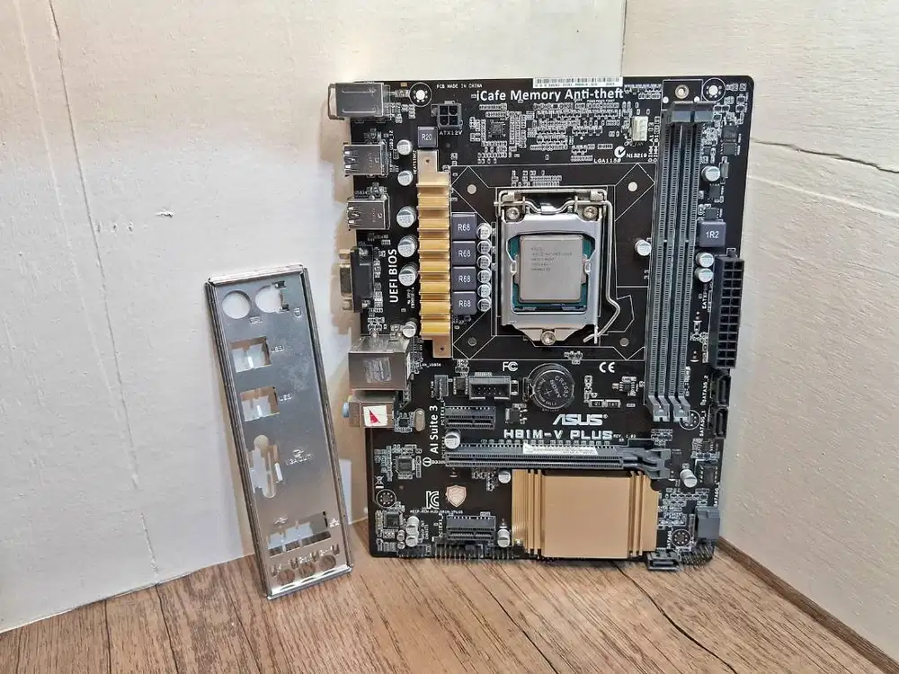 Mobo asus h81m v Plus bonus prosesor