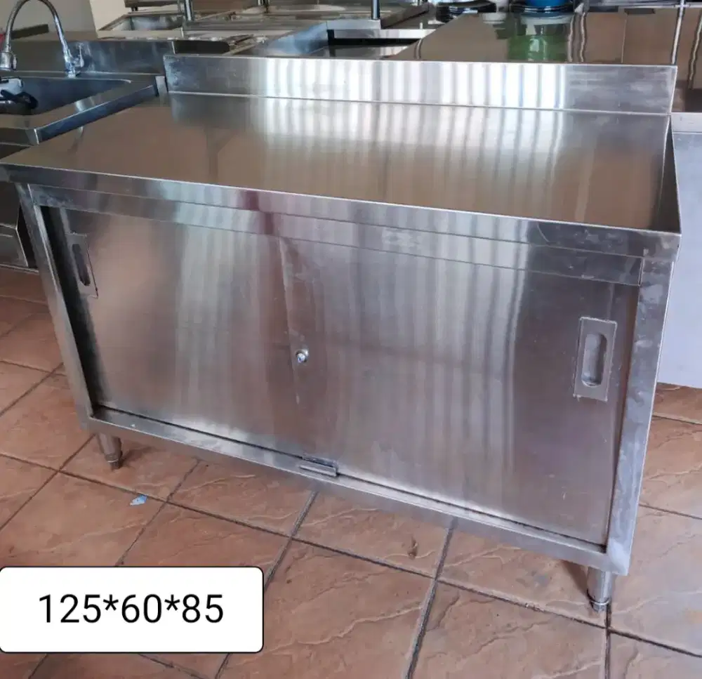 Meja kabinet stenlis As kitchen