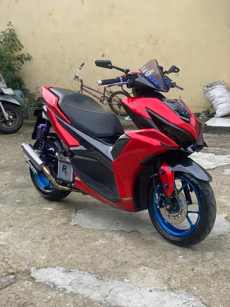 Aerox new connected 2021 gresh motor rawatan