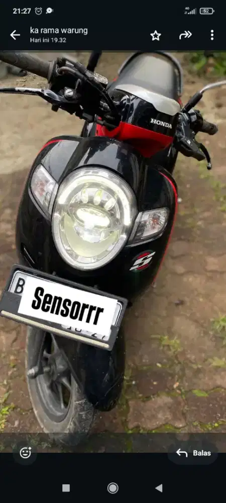 Di jual motor Scoopy th 2018