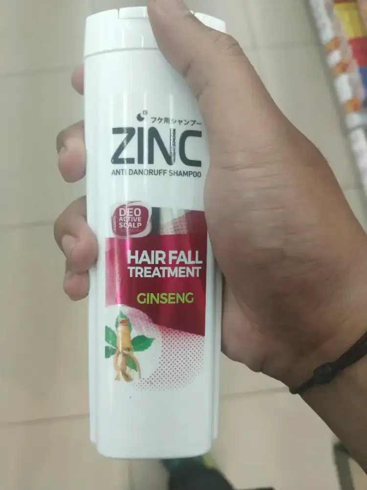 GRATIS! Zinc shampoo hair fall treatment