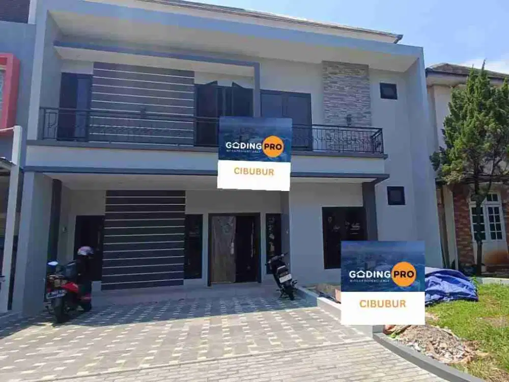 Dijual rumah minimalis modern kota Wisata cibubur Like New, Cluster depan full renovasi.