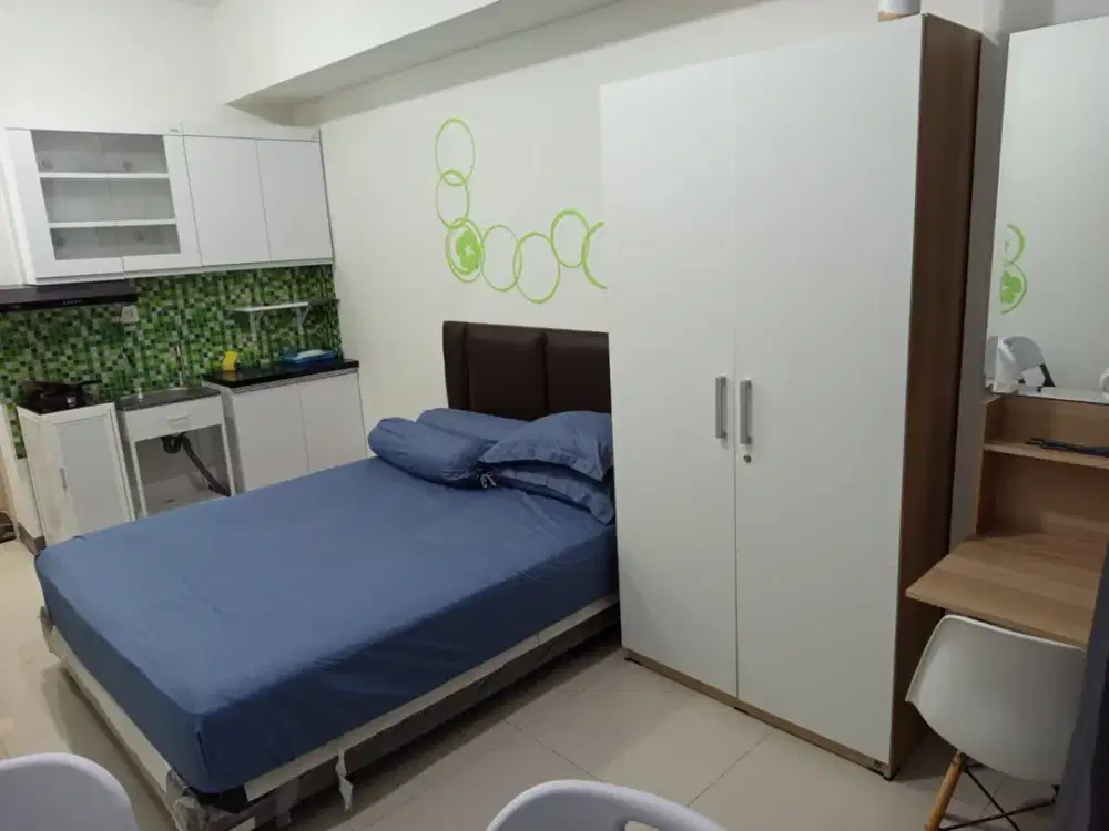290ribu/Hari. Sewa harian Apartemen Benson Studio Full Furnish Tembus PTC Mall