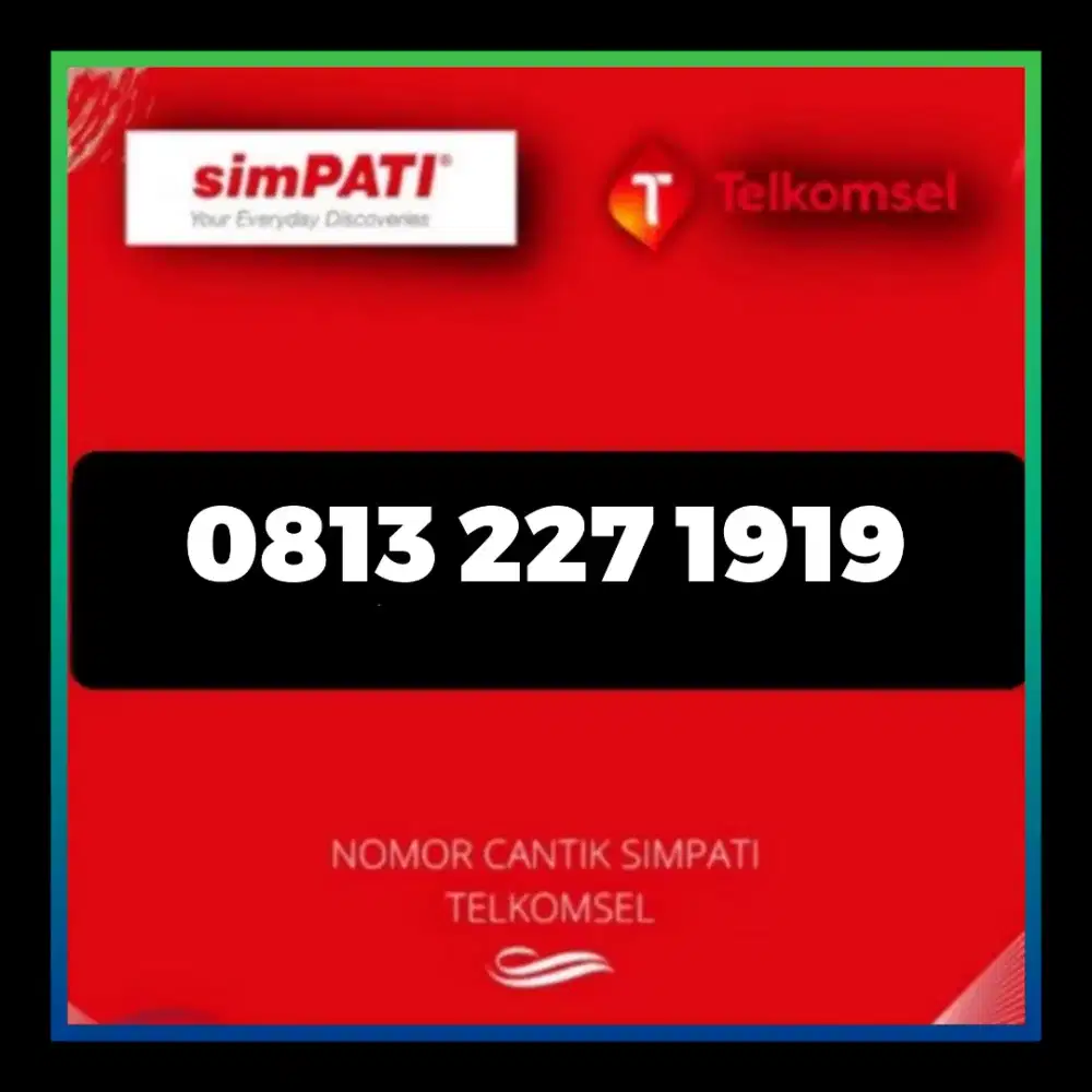 Nomor cantik simpati Telkomsel apik