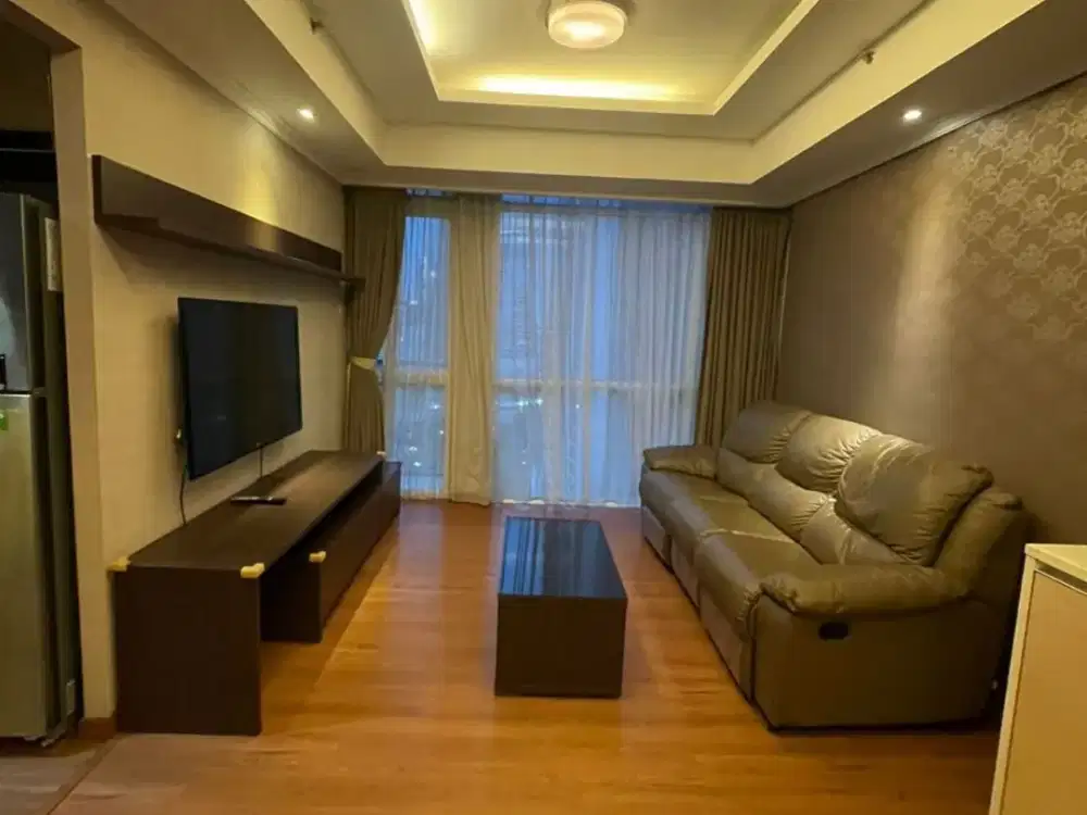 FOR RENT Apartment Bellagio Residence Mega Kuningan 2 BR Size 104sqm - Renovated Close to MRT LRT Busway One Satrio