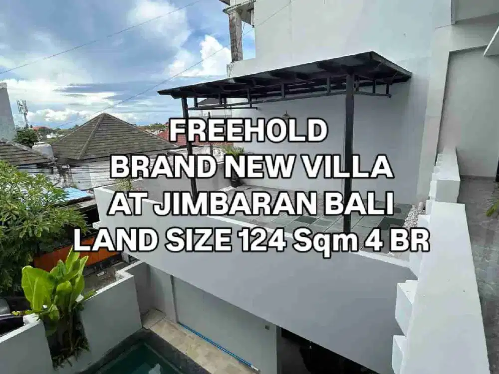 Villa Baru Berlokasi Strategis 2 Unit di Jimbaran Kuta Selatan Badung Bali
