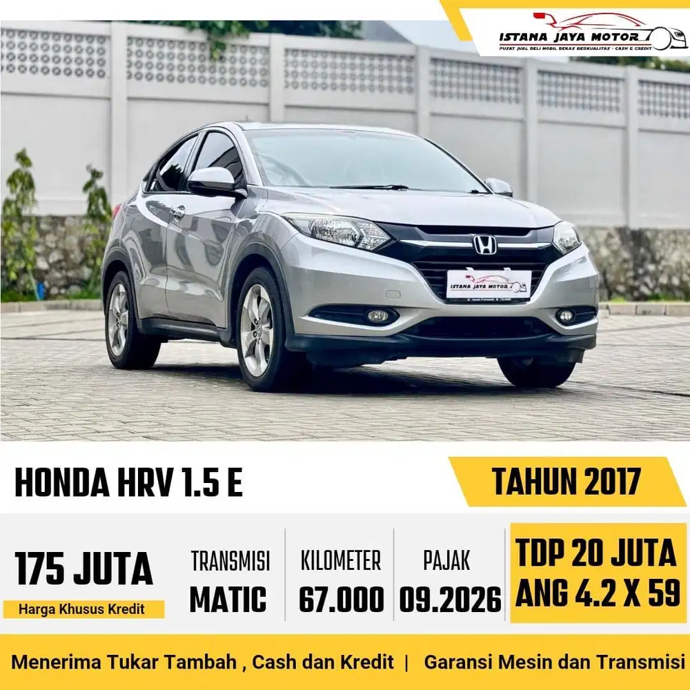 [BUNGA PREMIUM] Honda HR-V 1.5 E Automatic 2017