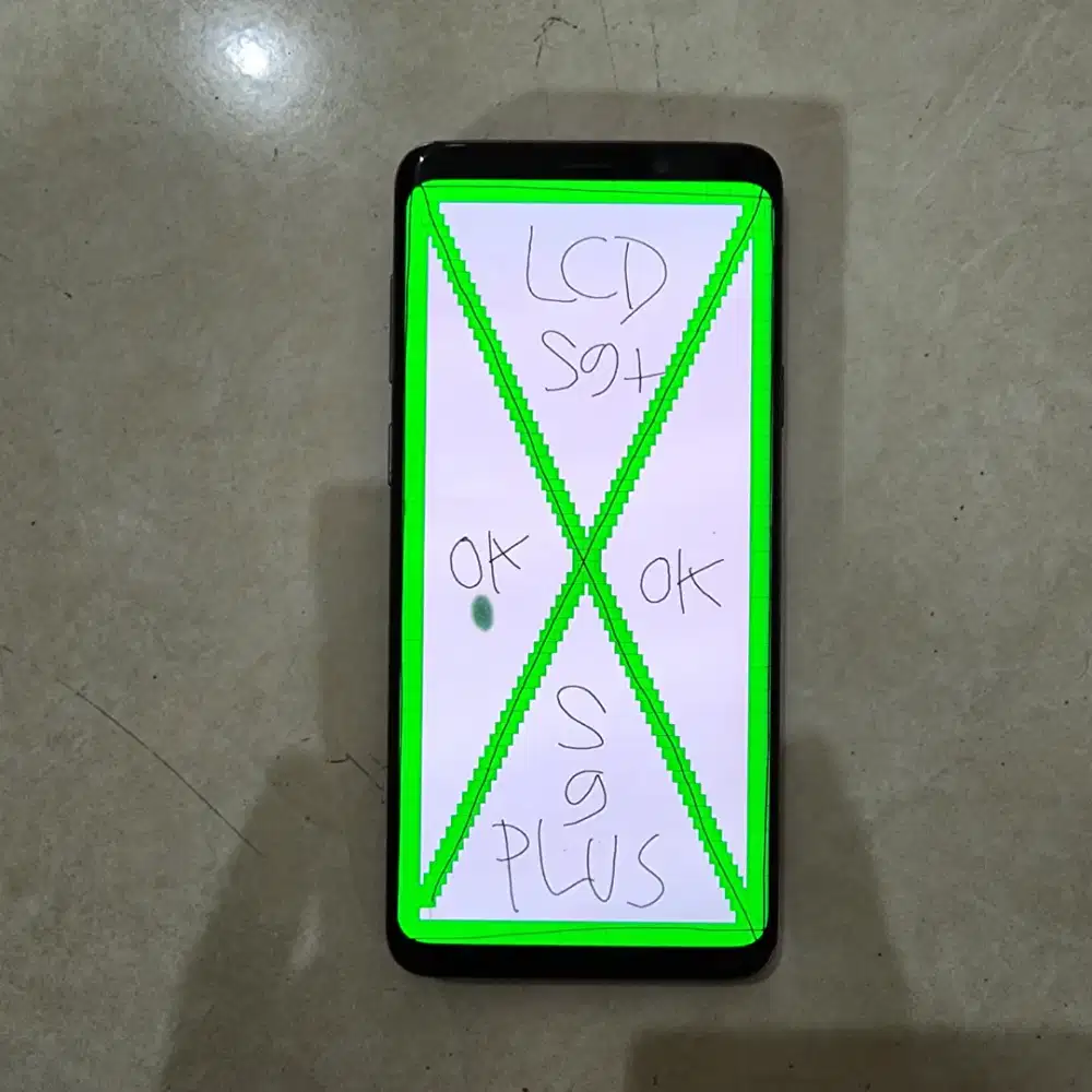 LCD SAMSUNG GALAXY S9 PLUS ORIGINAL MULUS MINUS RINGAN FUNGSI NORMAL