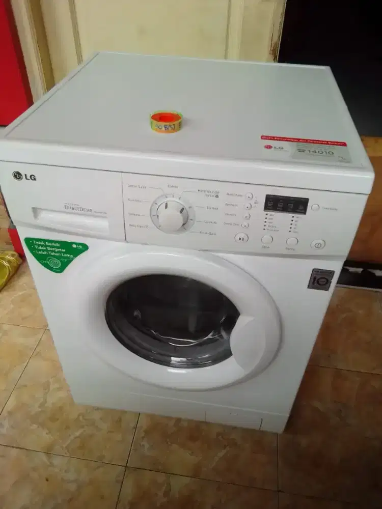 Mesin cuci front loading LG 8 kg inverter