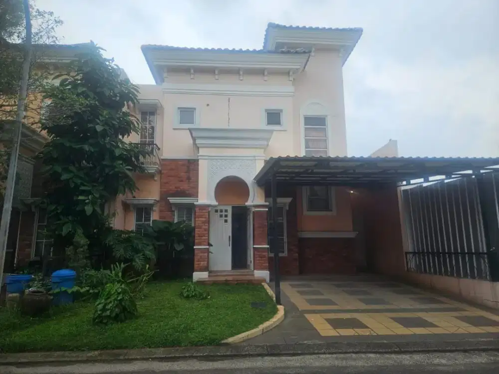 Rumah Dekat Kawasan Pendidikan, Kuliner dan Mall di Cluster Alicante Gading Serpong
