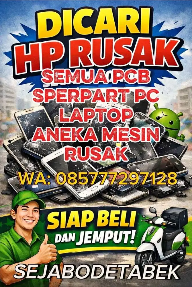 nampung mesin/pcb rusak