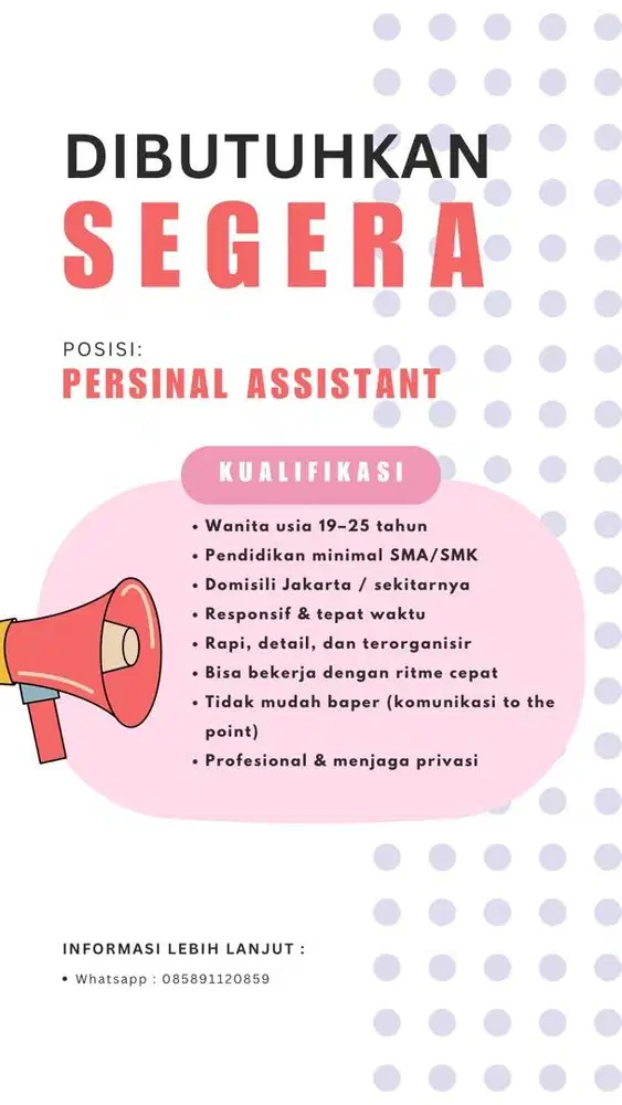 lowongan pekerjaan