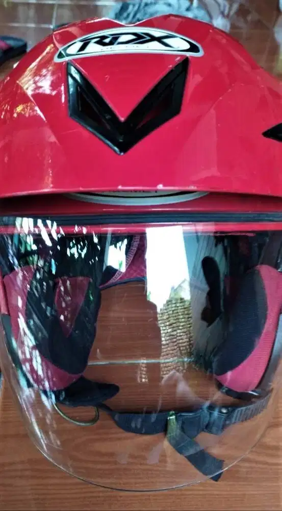 HELM RDX MERAH ORIGINAL SIZE L