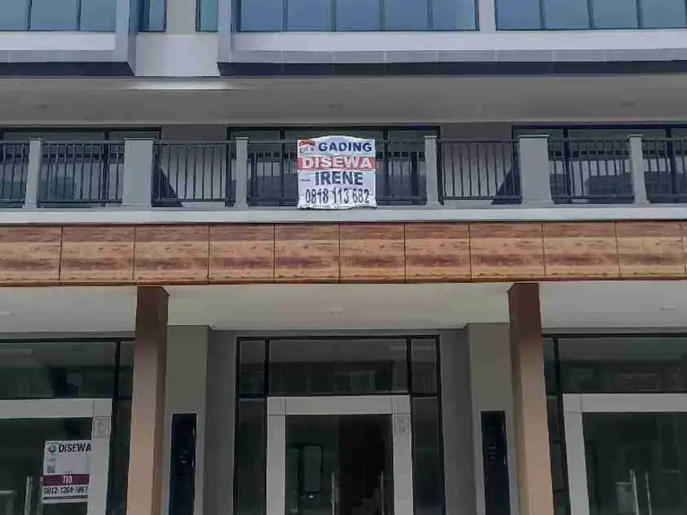 Disewa ruko brand new di Crystal Boulevard Summarecon Bekasi