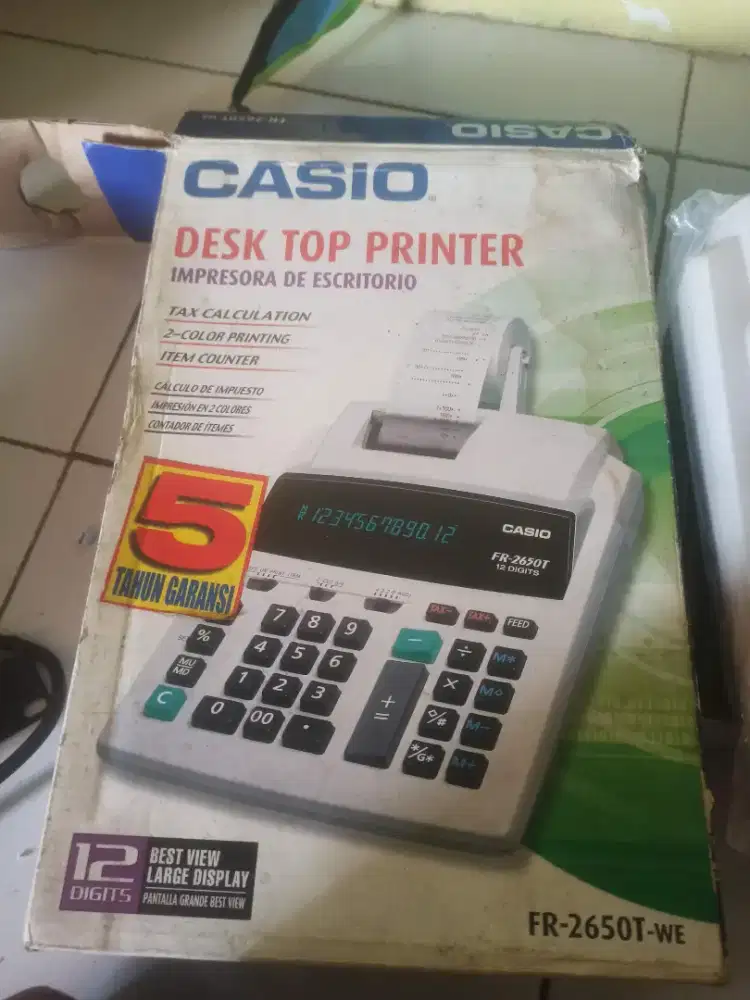 Calculator Printer casio