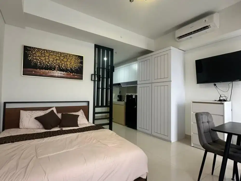 Apartemen Klaska Residence Lantai 22 Pusat Surabaya Fully Furnished semua baru belum pernah ditempati