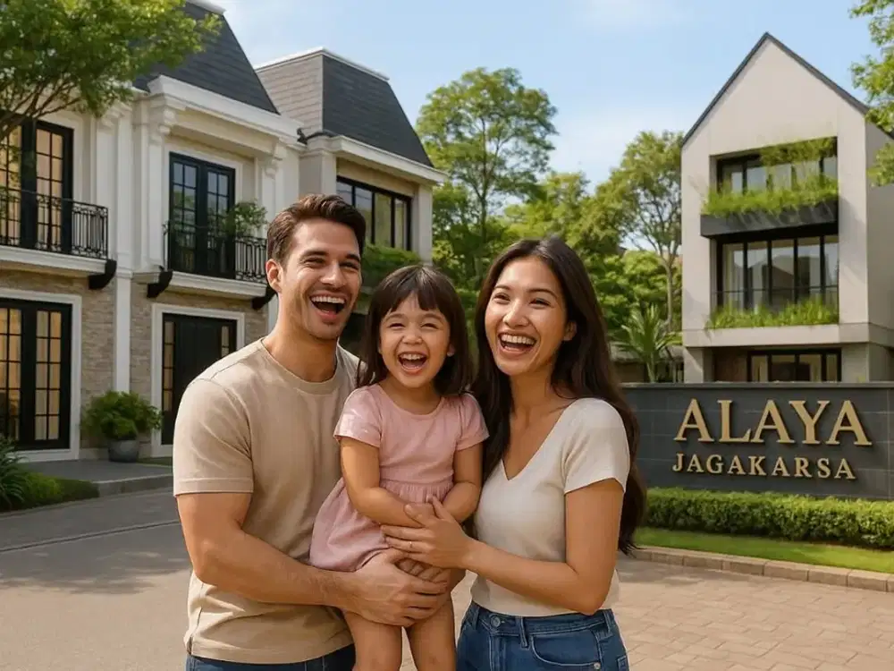 DIJUAL RUMAH MURAH Alaya Residence Scandinavian Type di Jagakarsa Jakarta