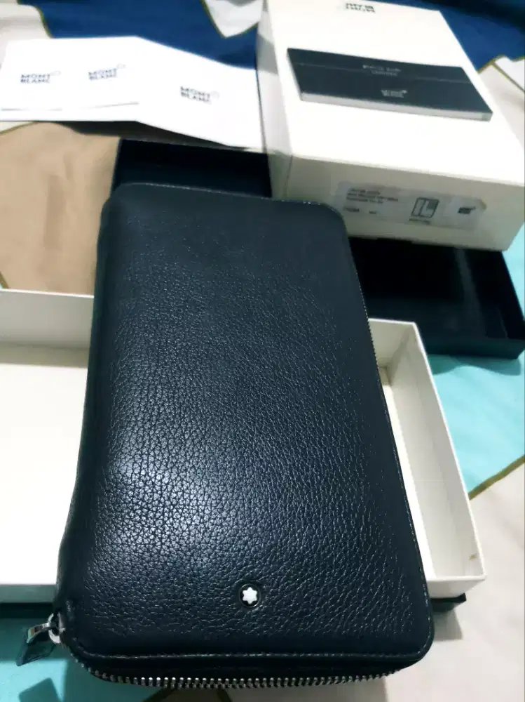 MONTBLANC Dompet Ori Likenew Gucci Lv Hermes Harley Rolex Burberry Bmw