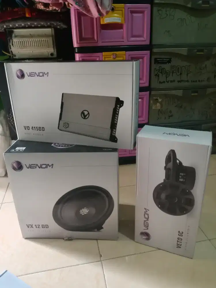 paket audio venom cuma 3'500san
