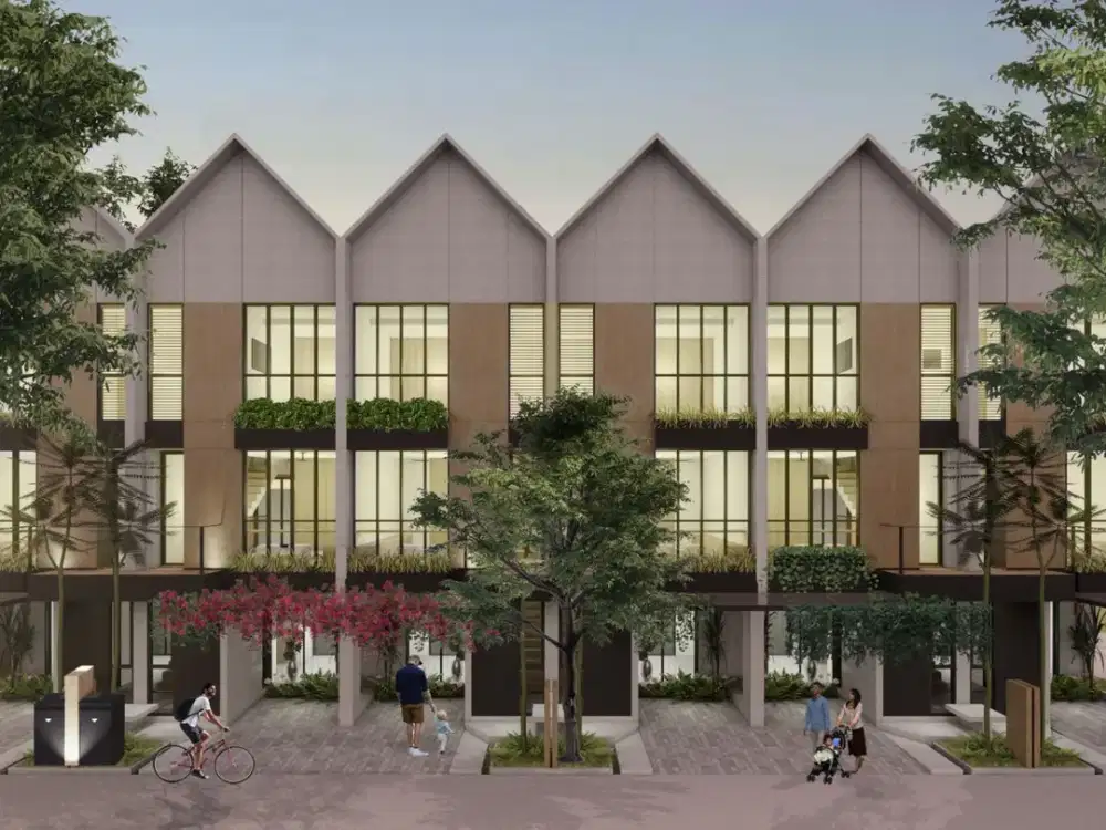 DIJUAL RUMAH MURAH STRATEGIS Alaya Residence Jagakarsa Tipe Scandinavian 3.5 Lantai