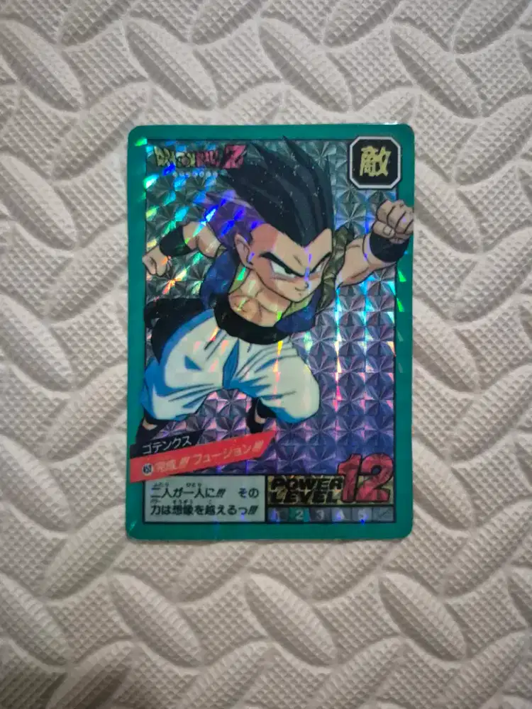 Kartu Dragon Ball Z Power Level Gotenks Holo Tahun 1994 Vintage