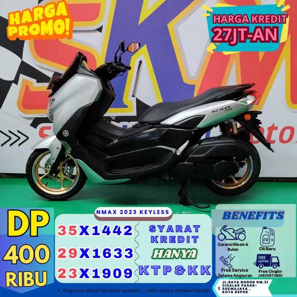 ( nmax thun 2023 DP:400 syrat kk dan KTP cash credit