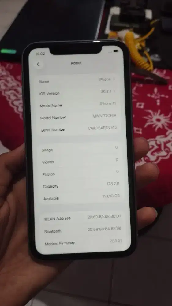 iPhone 11 128Gb Inter Whitelist