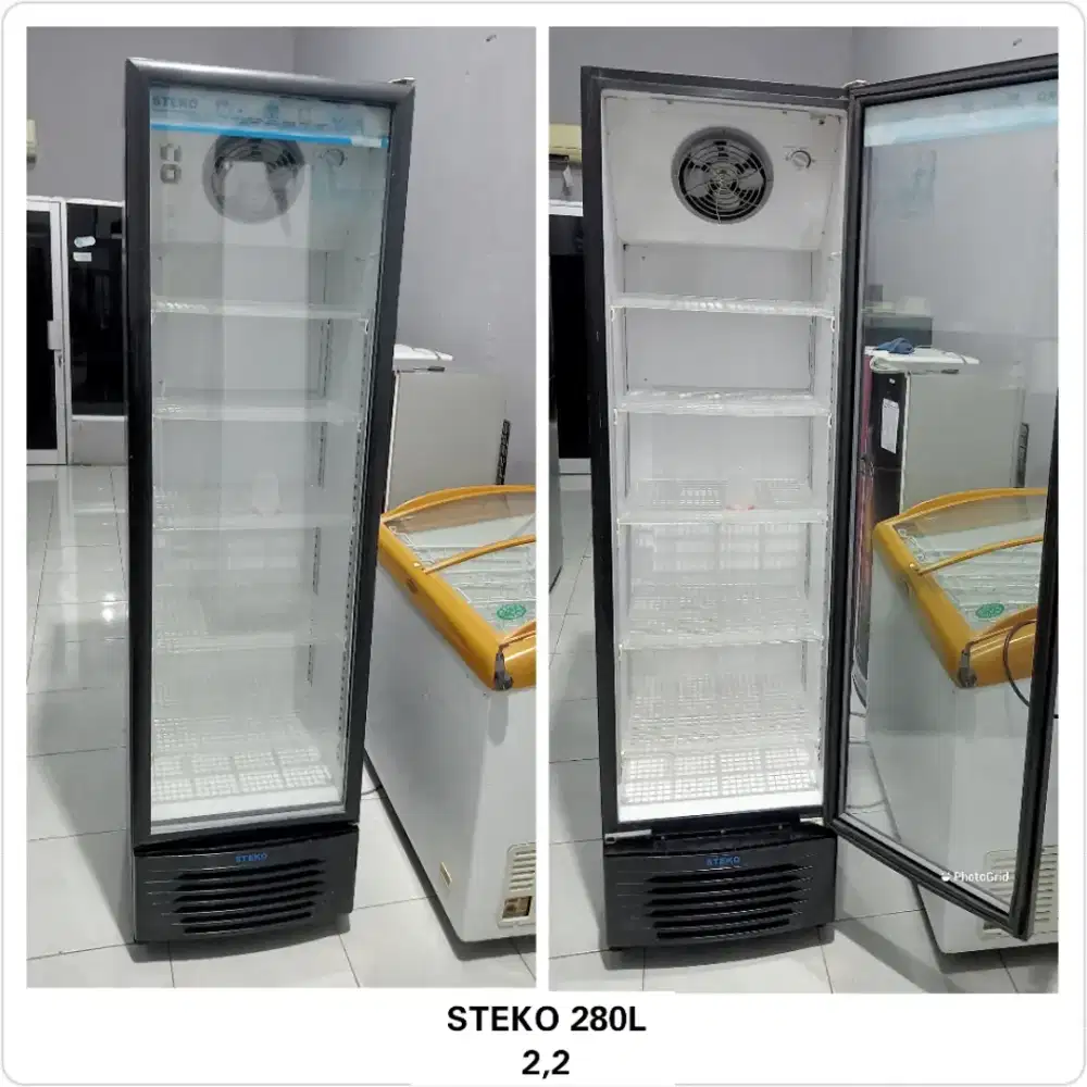 Showcase besar 280L steko
