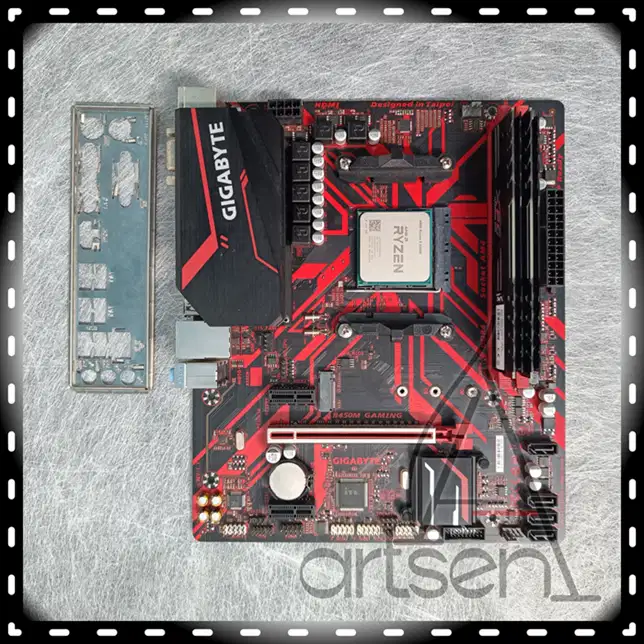 Motherboard AM4 Ryzen 3 2200G RAM 8GB DDR4