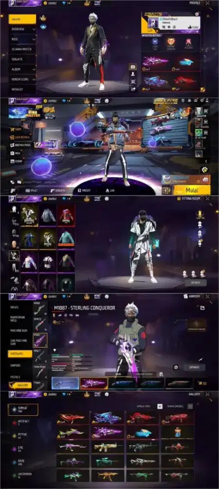 Jual akun ff aman dan terpercaya