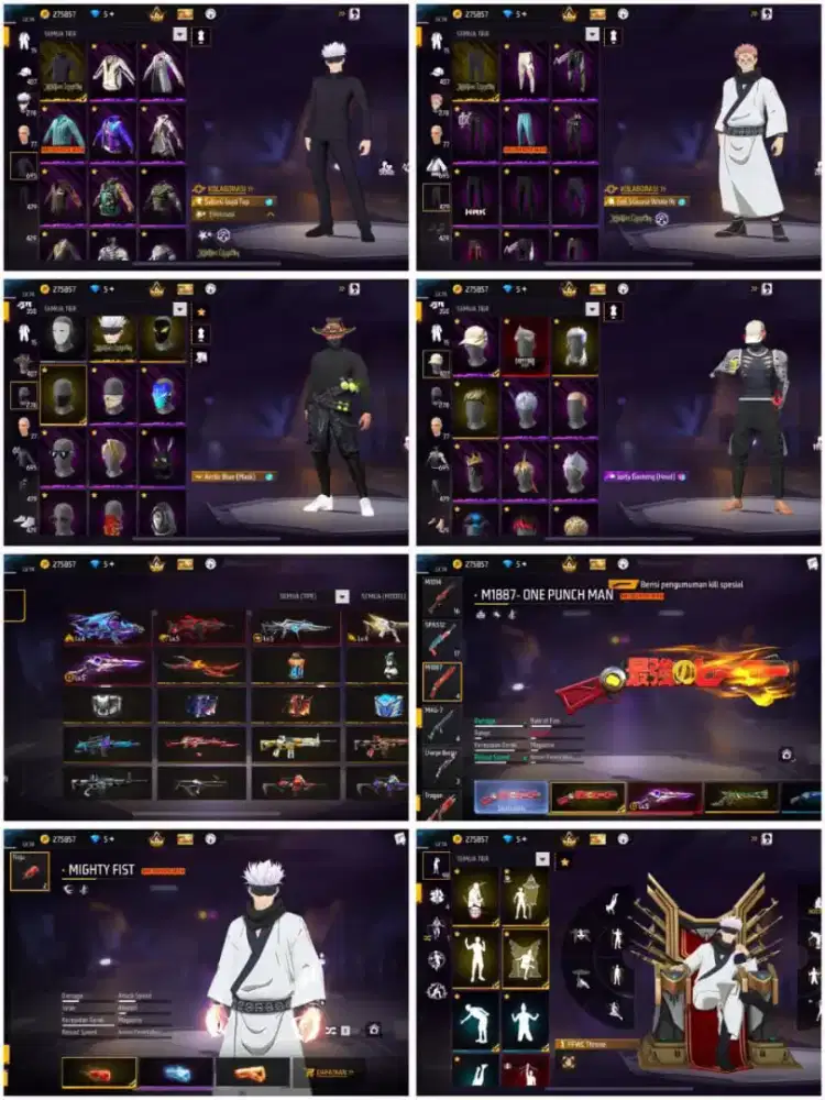 Jual akun ff aman dan terpercaya