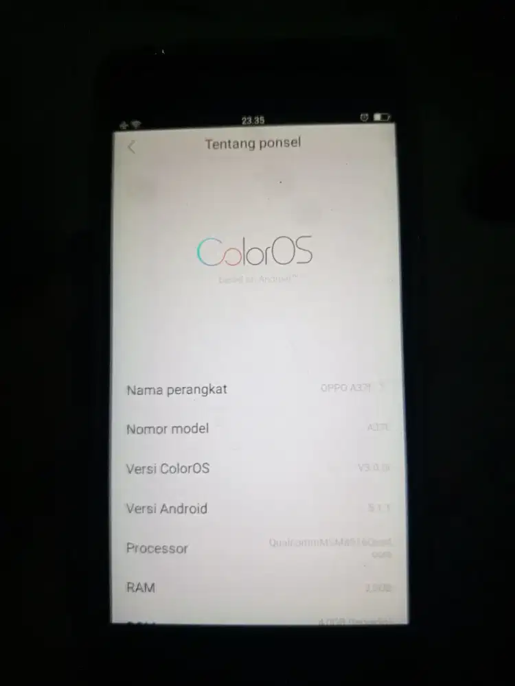 *DIJUAL HP OPPO A37F NORMAL*