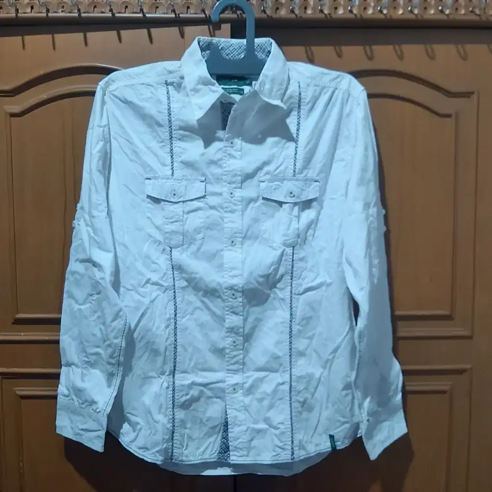 Kemeja Brand Point One Original Size L Mulus 95%