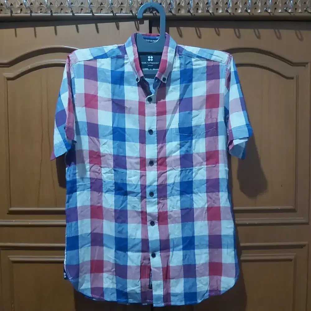 Kemeja Brand Salt n Pepper Original Seri Smart Size S