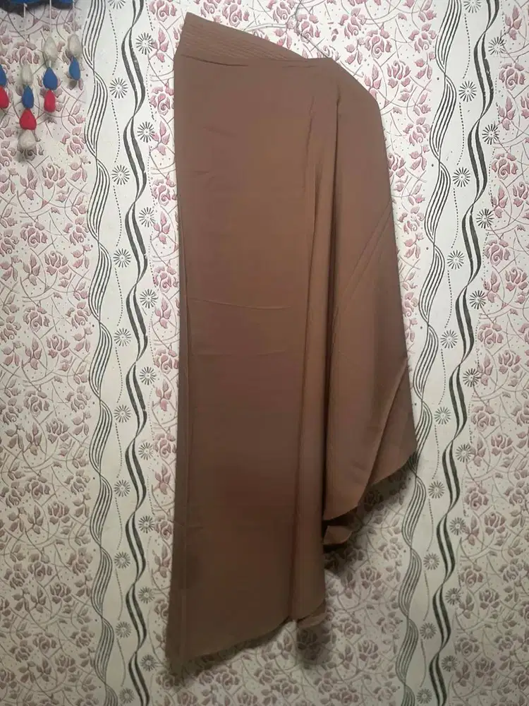 Bergo Syar'i warna Mocca sesuai Gambar