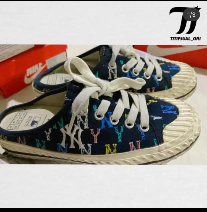 Sendal sepatu cewek mlb ori size 38